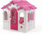 Step2 Sweetheart Speelhuis voor kinderen in Rose - Speelhuisje van plastic / kunststof voor tuin / buiten - Inclusief Keuken, Elektronische Deurbel en Telefoon