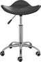 vidaXL - Eetkamerstoelen - draaibaar - 2 - st - kunstleer - zwart