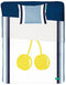 Set beddengoed Benetton Geel Blauw Kersen 3 Onderdelen