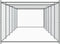 vidaXL - Hondenhok - met - deur - 12x2x1,5 - m - gegalvaniseerd - staal - grijs