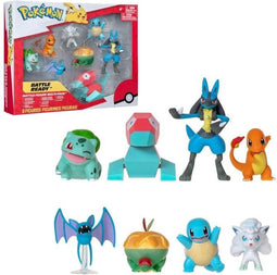 Pak 8 Pokémon-figuren - BANDAI - JW3063 - Veelkleurig - Pokémon Battle