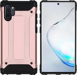 iMoshion Hoesje Geschikt voor Samsung Galaxy Note 10 Plus Hoesje - iMoshion Rugged Xtreme Backcover - Rosé