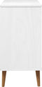 vidaXL - Dressoir - MOLDE - 76,5x40x80 - cm - massief - grenenhout - wit