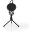 Nedis MPST00BK - Microfoon-tafelstatief - Verstelbaar tot 180 graden - Zwart