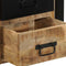 vidaXL - Nachtkastjes - 2 - st - 40x35x40 - cm - massief - ruw - hout - mango