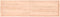 vidaXL - Wastafelblad - 220x60x(2-4) - cm - onbehandeld - massief - hout