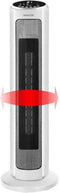Keramische torenradiator - SENCOR - SFH 8994WH - Tot 2000 W - 3 standen - 24 m² / 60 m³ - Afstandsbediening - Wit