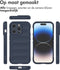 iMoshion Hoesje Geschikt voor iPhone 14 Pro Hoesje Siliconen - iMoshion EasyGrip Backcover - Donkerblauw