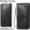 iMoshion Hoesje Geschikt voor Motorola Moto G32 Hoesje Met Pasjeshouder - iMoshion Mandala Bookcase - Zwart
