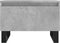vidaXL - Salontafel - 50x46x35 - cm - bewerkt - hout - betongrijs
