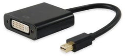 Equip 133433 - Mini DisplayPort naar DVI adapter - Ondersteunt Full HD tot 1920 x 1200 - Wit Zwart