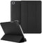Selencia Tablet Hoes Geschikt voor Samsung Galaxy Tab A7 - Selencia Nuria Vegan Lederen Trifold Bookcase - Zwart /Zwart