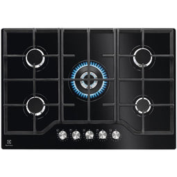 ELECTROLUX KGG75362K - Gaskookplaat - 5 branders - 74 x 51 cm - Zwart