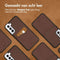 Accezz Galaxy S22 Plus - Premium Leather Card Slot Backcover - Echt Nappa leer - Bruin