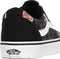 Vans WM Ward - Lage Sneakers - Sidestripe logo - (Flowers & Checks) Black - Maat 39