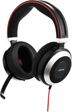 Jabra Evolve 80 - Stereo hoofdtelefoon - Actieve en passieve ruisonderdrukking - Zwart (1 stuk)