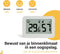 Tool Meister Pearl Air Mini - Hygrometer & Thermometer - Luchtvochtigheidsmeter - Digitale display - Wit