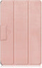 Lunso - Geschikt voor Lenovo Tab M10 Plus Gen 3 (3e generatie) - Tri-Fold Bookcase hoes - Rose Goud