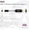 Club 3D CAC-1333 - HDMI naar USB Type-C Adapter - 4K 60Hz - Zwart