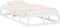 vidaXL - Bedframe - massief - hout - wit - 90x190 - cm