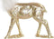 Kerstversiering DKD Home Decor Hars Rendier (17,5 x 9 x 22,5 cm) (2 Stuks)