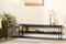 Tv-meubel Malaga 150 cm teakhout - Zwart | BY-OLAF