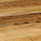 vidaXL - Salontafel - ovaal - 100 - cm - massief - ruw - mangohout - en - staal