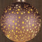 Anna's Collection - B.O.T. Ball Glass Matt Bronze With Stars 10 cm