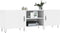 vidaXL - Tv-meubel - 150x30x50 - cm - bewerkt - hout - wit
