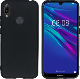 iMoshion Hoesje Geschikt voor Huawei Y6 (2019) / Y6S Hoesje Siliconen - iMoshion Color Backcover - Zwart