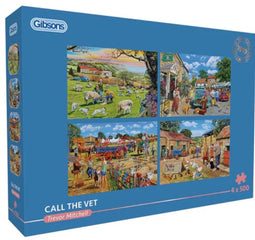Gibsons - Call the Vet - Legpuzzel 4×500 stukjes 48×34cm (b×h)