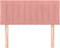 vidaXL - Hoofdbord - 100x5x78/88 - cm - fluweel - roze