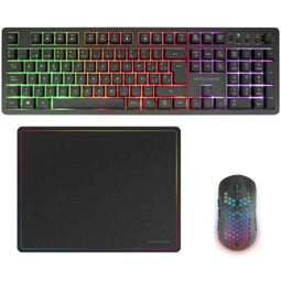 Mars Gaming MCPWXES - Gaming Pack - Toetsenbord Muis Muismat - Zwart (3 stuks)
