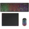 Mars Gaming MCPWXES - Gaming Pack - Toetsenbord Muis Muismat - Zwart (3 stuks)