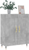 vidaXL - Dressoir - 69,5x34x90 - cm - bewerkt - hout - betongrijs