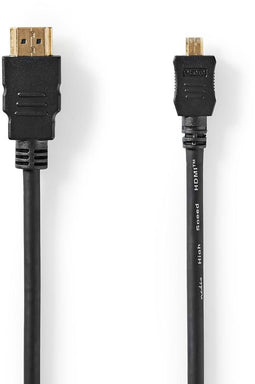 Nedis CVGT34700BK15 - High Speed HDMI-Kabel met Ethernet - 4K en 3D ondersteuning - Zwart