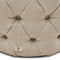 Riviera Maison Opera Footstool Chelsea Flax - Polyester, Acryl, Rubberhout - Chelsea Flax