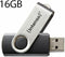 Intenso Basic Line - USB-stick 16GB USB 2.0 - Draaibare dop - Zwart