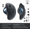 Logitech M575 - Draadloze Trackball - Ergonomisch ontwerp - Grafiet