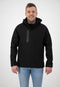 Kjelvik Kevan Softshelljas - Outdoorjas 4-way stretch - Zwart - Maat 5XL