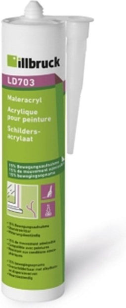 Illbruck LD703 Schildersacrylaat 310 ml Wit