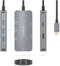 Aisens ASUC-6P019-GR - USB 3.2 Gen 1 Type-C Hub - 100W Power Delivery - Grijs