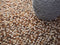 TORUL - Patchwork vloerkleed - Lichtbeige - 160 x 230 cm - Koeienhuid leer