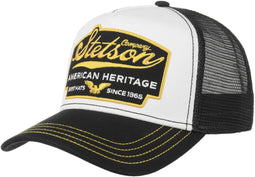 Stetson Trucker American Heritage Black White Pet - wit,zwart