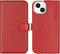 Selencia iPhone 14 - Echt Lederen Bookcase - 3 Pashouders - Rood
