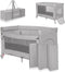 Lionelo Ellen - Reisbedje 3 in 1 - Aanschuifbedje Campingbed - Grijs