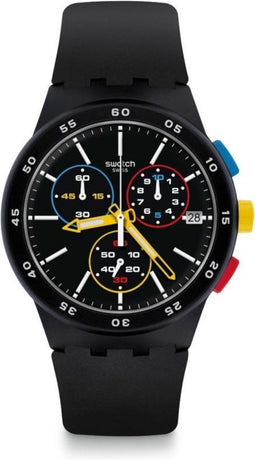Swatch SUSB416 - Polshorloge - Quartz - Zwart