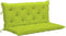 vidaXL - Tuinbankkussen - 120x(50+50)x7 - cm - oxford - stof - felgroen