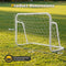 Coast Kinder Voetbaldoel Mini - Metalen Voetbaldoel - Grondankers - Wit