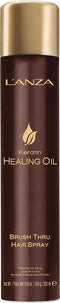 L'Anza Keratin Healing Oil Brush Thru - haarspray - 350 ml
